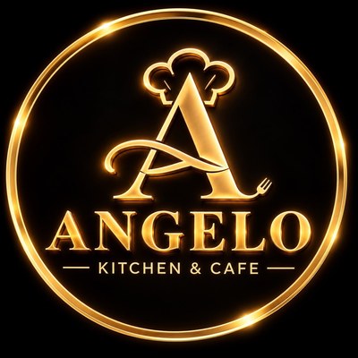 Angelo Kitchen and Cafe gold emblem